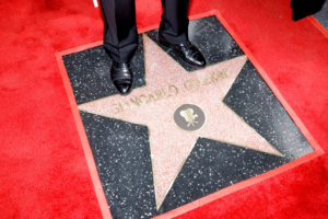 Giancarlo Giannini sulla Walk of Fame di Hollywood
