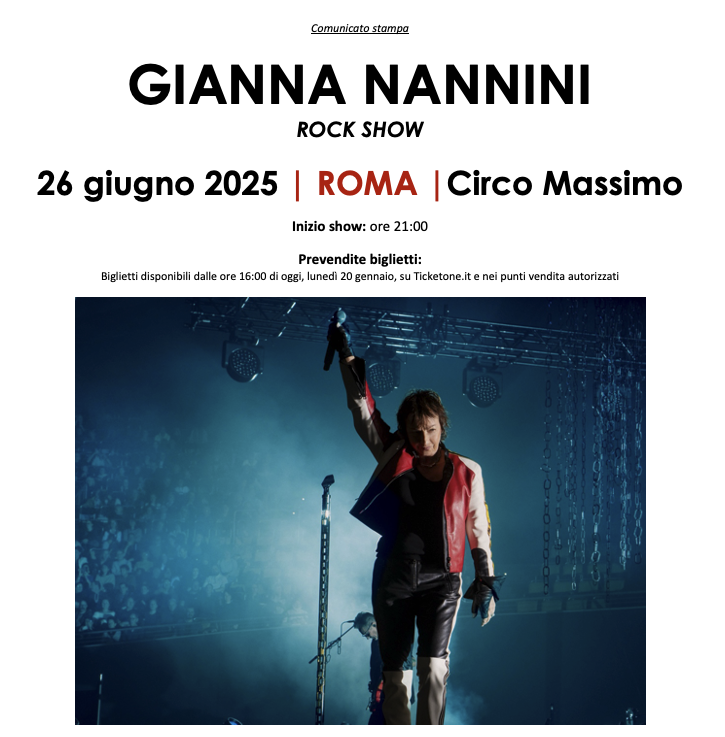 GIANNA NANNINI